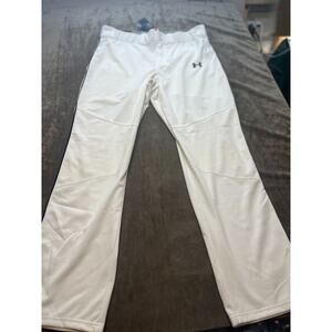 Under Armour White‎ Loose Black Piped Mens Baseball Pants XL NWT Relaxed Fit